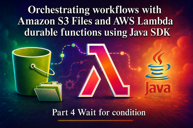 Orchestrating workflows with Amazon S3 Files and AWS Lambda durable functions using Java SDK - Part 4